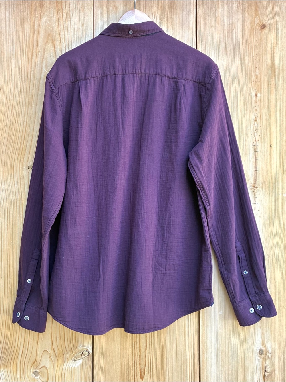 32 Bar Blues Men’s EUC Berry Pickin’ Purple Shirt Sz Large - Picture 6 of 6